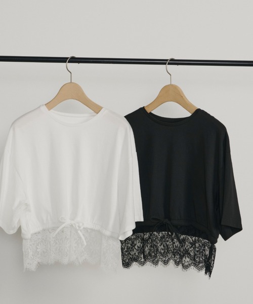 「Unitage」 半袖Tシャツ FREE ブラック レディース_画像8