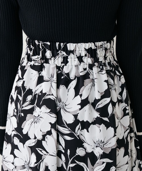 「natural couture」 フレアスカート SMALL ブラック レディース_画像2