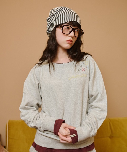 common gull products. トレーナー スウェット 「種まき」針と糸