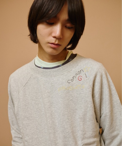 common gull products. トレーナー スウェット 「種まき」針と糸