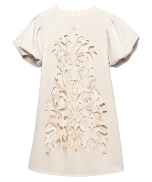 「EIMY ISTOIRE」 半袖ワンピース FREE ベージュ レディース_画像5