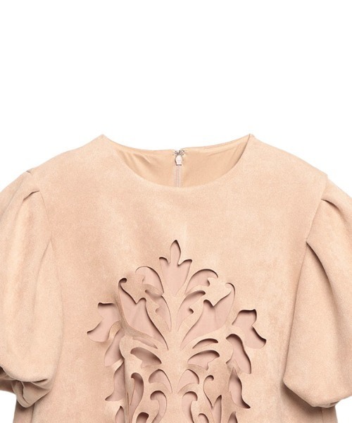 「EIMY ISTOIRE」 半袖ワンピース FREE ベージュ レディース_画像8