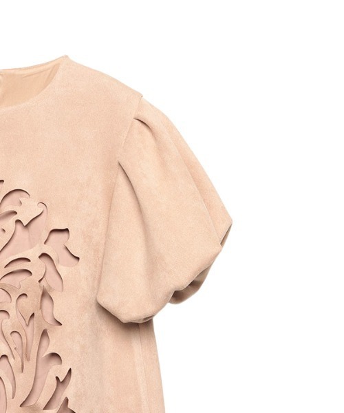 「EIMY ISTOIRE」 半袖ワンピース FREE ベージュ レディース_画像9