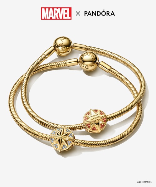 PANDORA（パンドラ） チャーム FREE イエローゴールド レディース