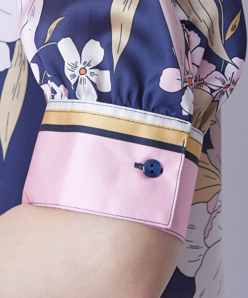 「NARACAMICIE」 半袖ブラウス LL ピンク レディースの画像