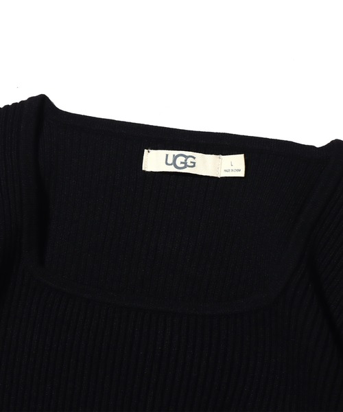 UGG Australia（アグオーストラリア） 「UGG」 半袖ニット M ブラック
