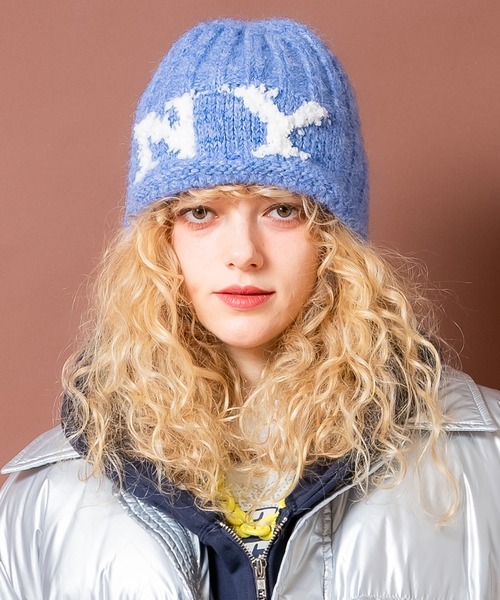 ニット帽 ニットキャップ レディース an meets zakka モコモコファー