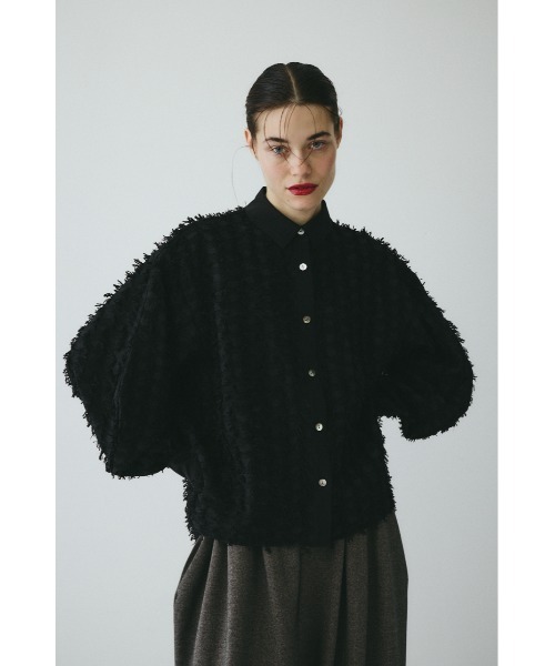 HeRIN.CYE ブラウス シャツ Cut jacquard shirt カットジャガード