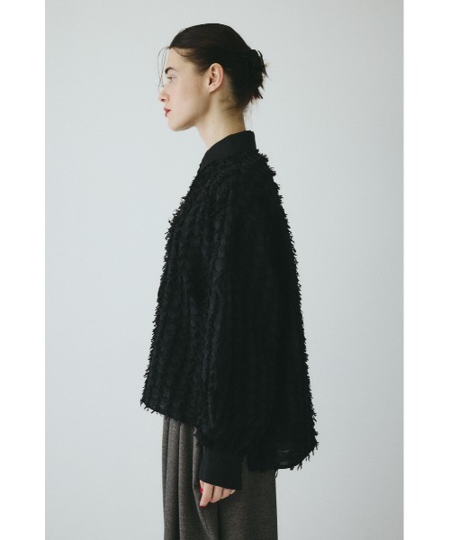 HeRIN.CYE ブラウス シャツ Cut jacquard shirt カットジャガード
