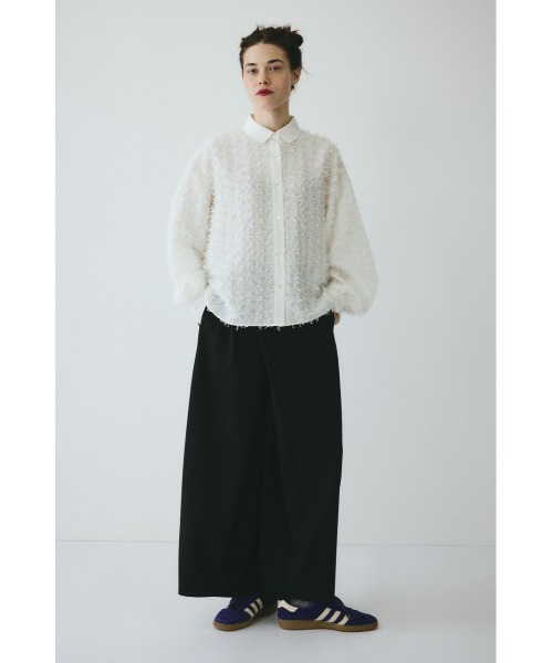 herin.cye カットジャガードシャツ HeRIN.CYE ブラウス シャツ Cut jacquard shirt カットジャガード