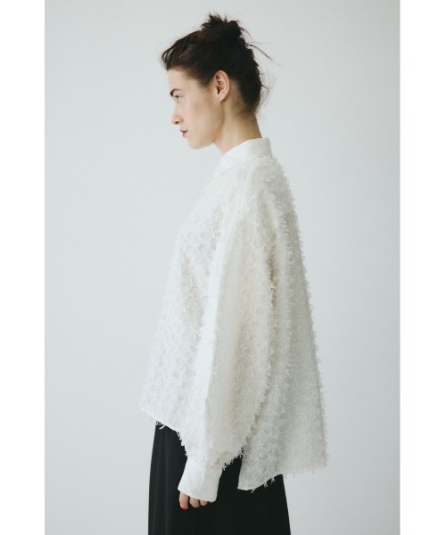 herin.cye カットジャガードシャツ HeRIN.CYE ブラウス シャツ Cut jacquard shirt カットジャガード