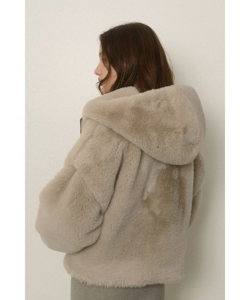 ALEXIA STAM（アリシアスタン） コート アウター Hooded Eco Fur