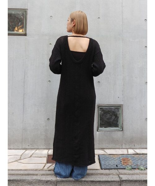 Ungrid（アングリッド） ワンピース ブークレレーシーニットワンピース