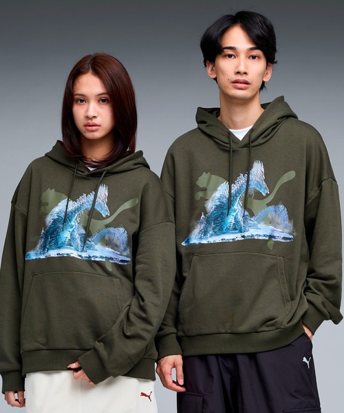 PUMA× コラボ パーカー　XS PUMA（プーマ） パーカー ユニセックス PUMA x モンスターハンター