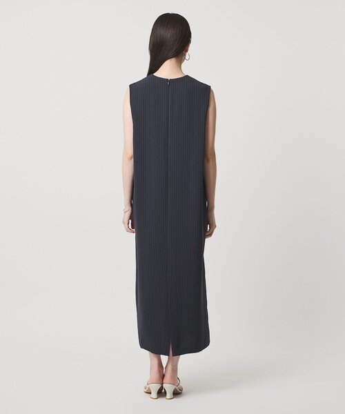 UNITED ARROWS ネイビー ．ブラックノースリーブ ワンピース UNITED ARROWS（ユナイテッドアローズ） ワンピース Drapy タック