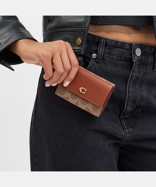 「COACH」 財布 ONE ブラウン系その他 レディースの画像