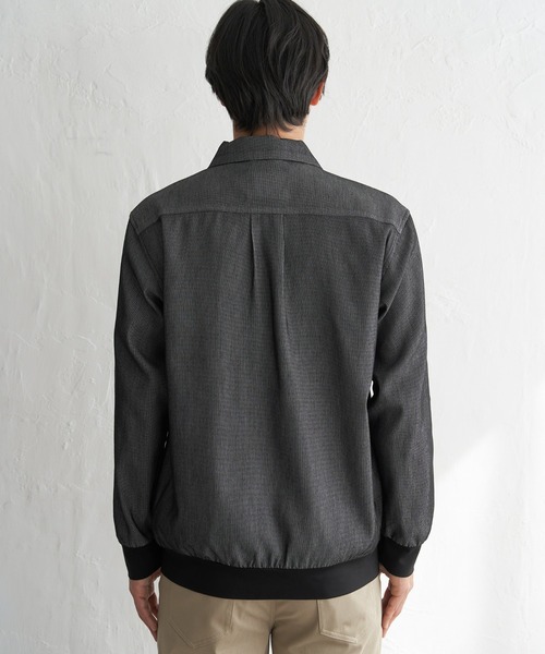 ikka（イッカ） ブルゾン アウター メッシュデニムシャルゾン メンズ