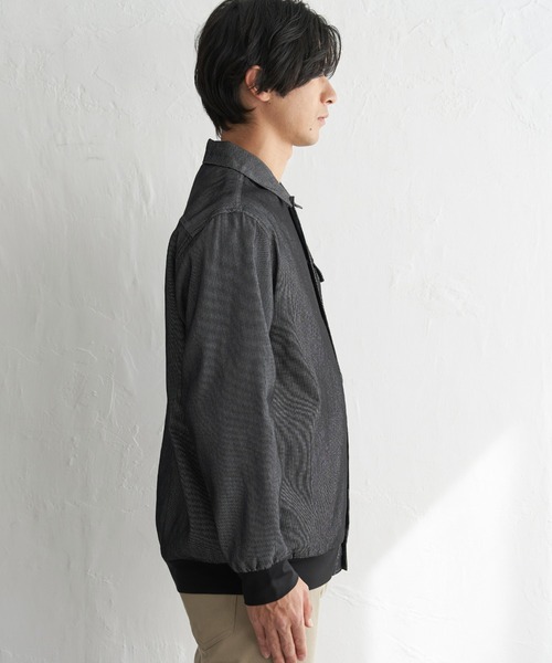 ikka（イッカ） ブルゾン アウター メッシュデニムシャルゾン メンズ