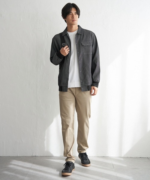 ikka（イッカ） ブルゾン アウター メッシュデニムシャルゾン メンズ