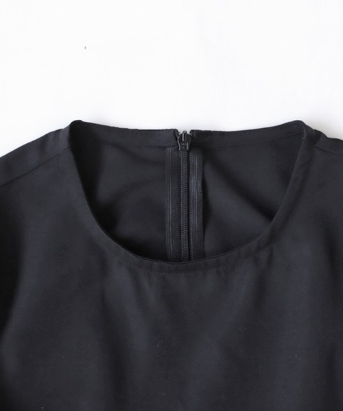 「antiqua」 「KIDS」長袖ワンピース 160 ブラック キッズ_画像6