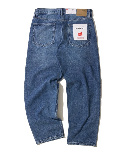 Hanes（ヘインズ） ワイドパンツ ジーンズ 「HANES/ヘインズ」WIDE FIT 