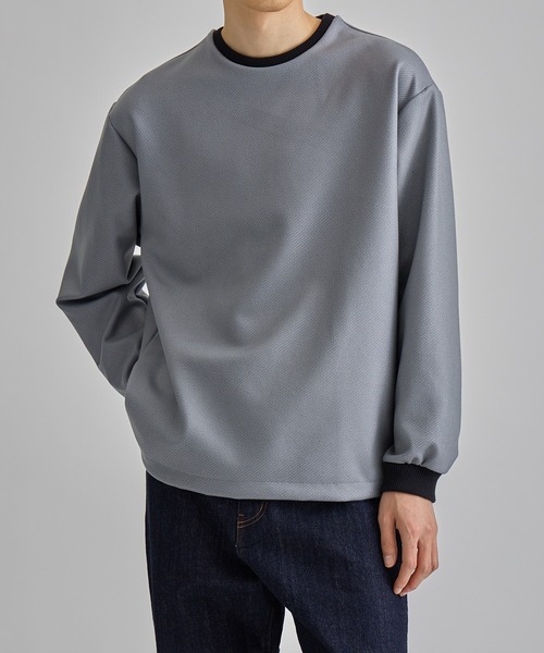 「UNITED TOKYO」 長袖Tシャツ 3 ライトグレー メンズの画像