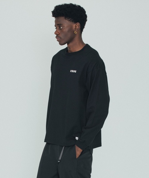 「SILAS」 長袖Tシャツ X-LARGE オリーブ メンズ_画像2