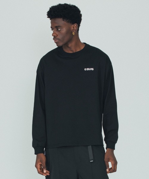 「SILAS」 長袖Tシャツ X-LARGE オリーブ メンズ_画像4