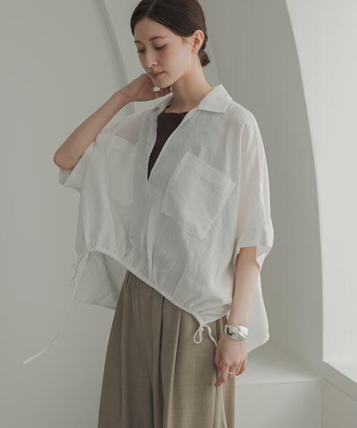 URBAN RESEARCH（アーバンリサーチ） ブラウス シャツ 半袖 ラミー