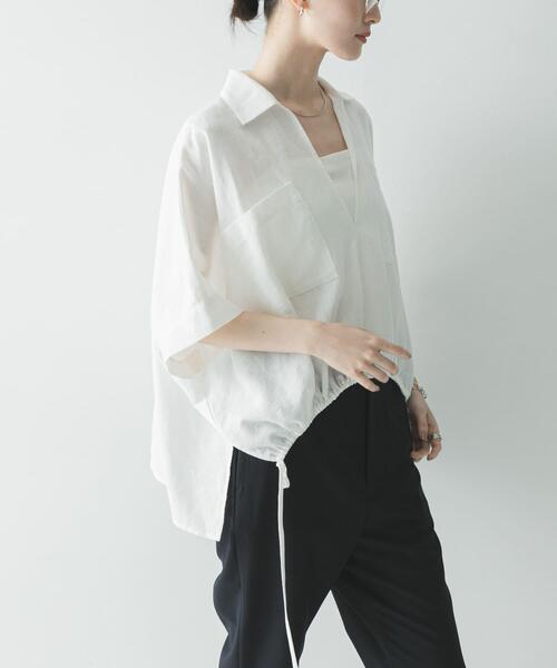 URBAN RESEARCH（アーバンリサーチ） ブラウス シャツ 半袖 ラミー