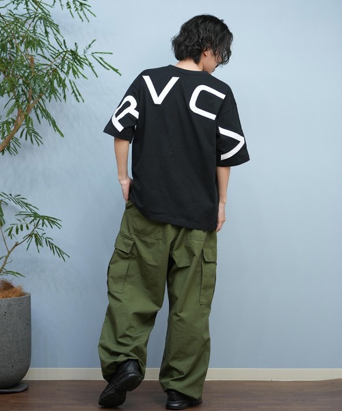 「RVCA」 半袖Tシャツ M ブラック メンズ_画像4