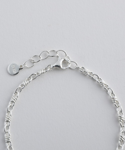 whoseA（フーシー） ブレスレット 「silver925」Texture Bracelet 