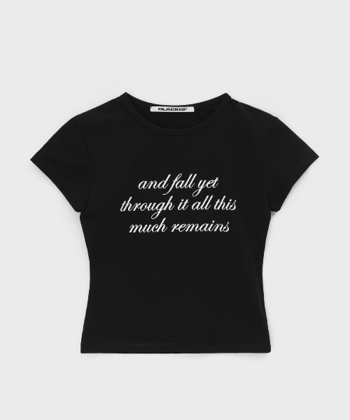 「BLACKUP」 半袖Tシャツ FREE ホワイト レディース_画像2