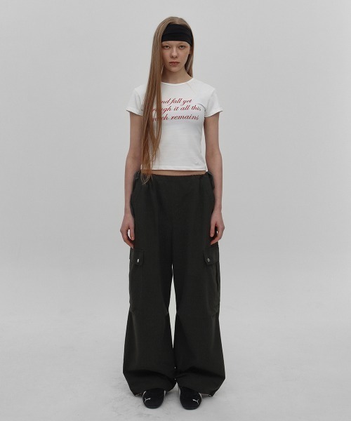 「BLACKUP」 半袖Tシャツ FREE ホワイト レディース_画像8