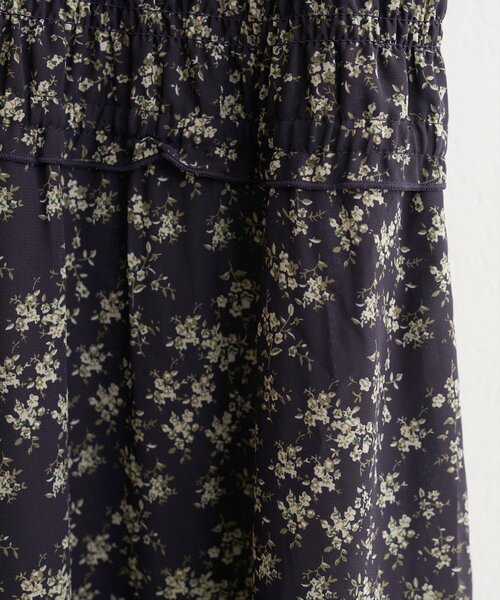 natural couture ワンピース ウエストシャーリングプチハイワンピース