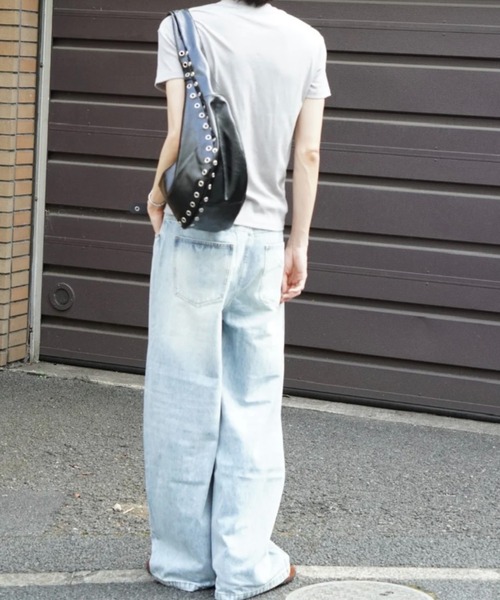 Chikashitsu+（チカシツプラス） ワイドパンツ ジーンズ 「Chikashitsu 