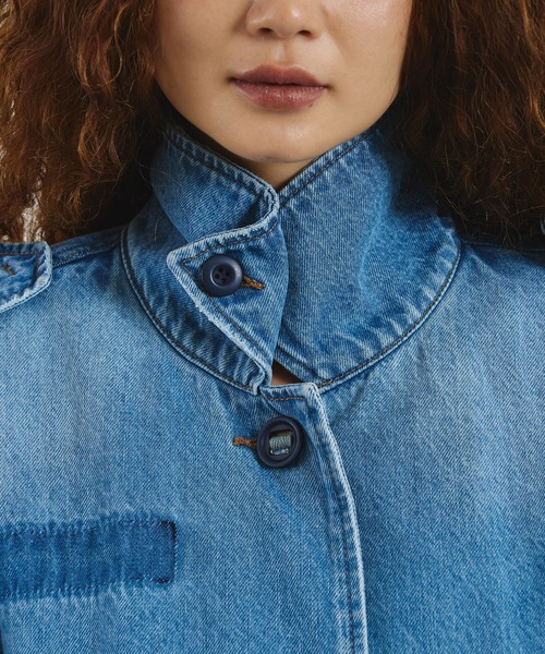 ROSE BUD（ローズバッド） コート アウター mici/VOLUME SLEEVE DENIM