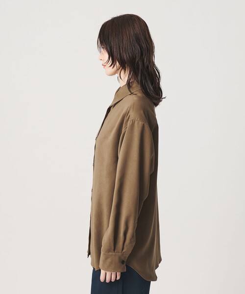 BEAUTY＆YOUTH UNITED ARROWS ブラウス シャツ ポリエステル スエード 