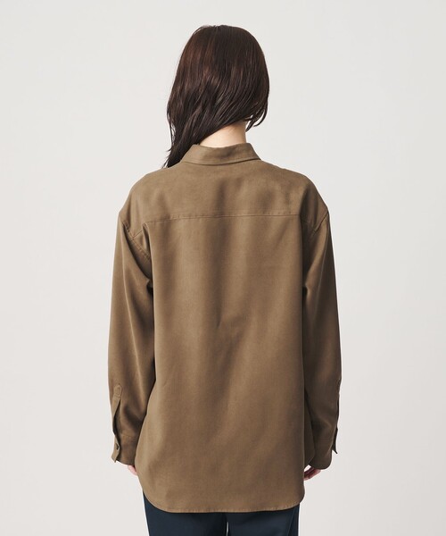 BEAUTY＆YOUTH UNITED ARROWS ブラウス シャツ ポリエステル スエード 