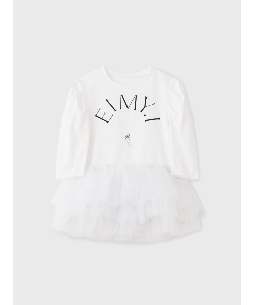 eimy istoire ロゴTシャツ ホワイト EIMY ISTOIRE（エイミーイストワール） tシャツ 半袖 EIMY LOGO COMBI