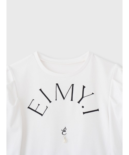 EIMY ISTOIRE（エイミーイストワール） tシャツ 半袖 EIMY LOGO COMBI