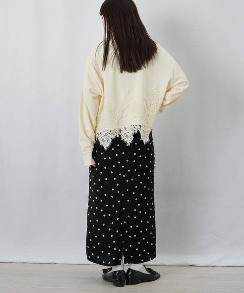 LADY LUCK LUCA（レディラックルカ） tシャツ LC/LLL 裏毛レース