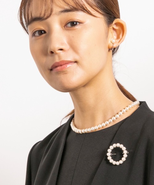 form forma ブローチ 「慶弔両用」パールブローチ レディース