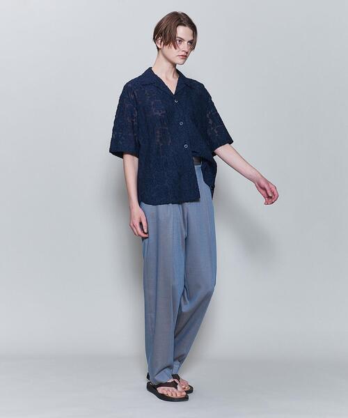 シャツ ブラウス ＜6(ROKU)＞SUKE BATIK SHORT SLEEVE SHIRT/シャツ