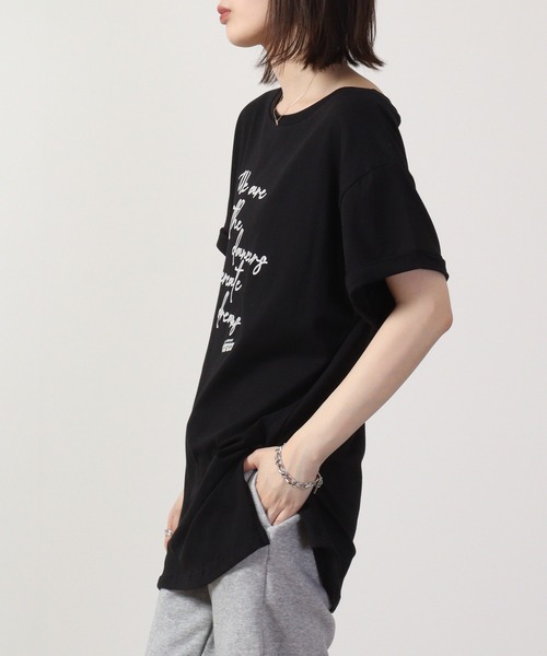 tシャツ SALCE メッセージ Tシャツ / SALCEALF T-SHIRT WOMAN レディース X-girl tシャツ MESSAGE BOX FRAMED FACE S/S TEE レディース