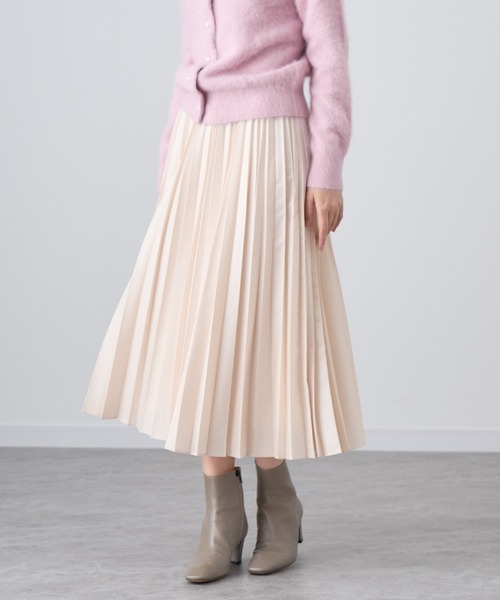 【未使用級】ANAYI 　アナイ　レザーライクプリーツスカート　サイズ34　XS ANAYI スカート レザーライクプリーツ : ZOZOTOWN Yahoo!店