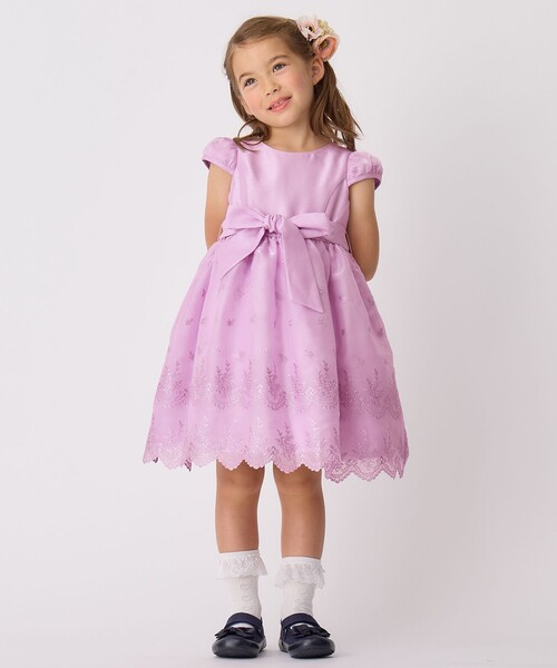 any FAM ワンピース バックサテンシャンタン ドレス キッズ 子供