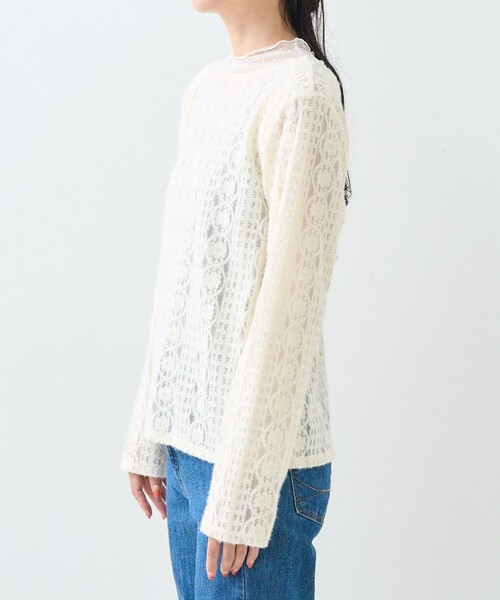 FREAK'S STORE カーディガン フラワーレース 2way レディース