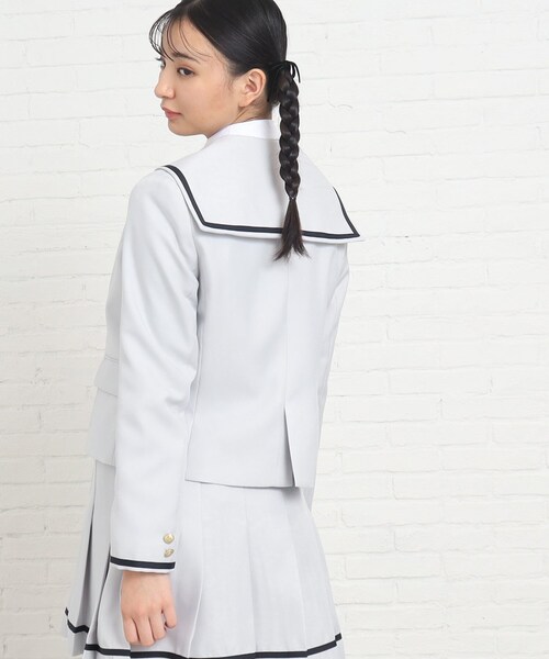 卒服PINK-latte セーラージャケット ライトグレー 入卒・セレモニー・卒服】セーラージャケット（テーラード