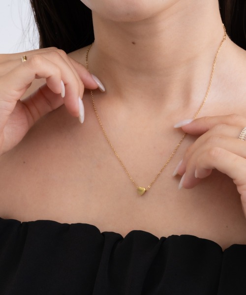 ebine ネックレス 金属アレルギー/Simple Heart Necklace